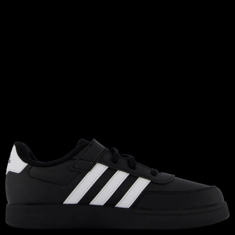 adidas Breaknet Lifestyle Court Elastic Lace and Top Strap Shoes Core Black / Cloud White / Cloud White Svart New