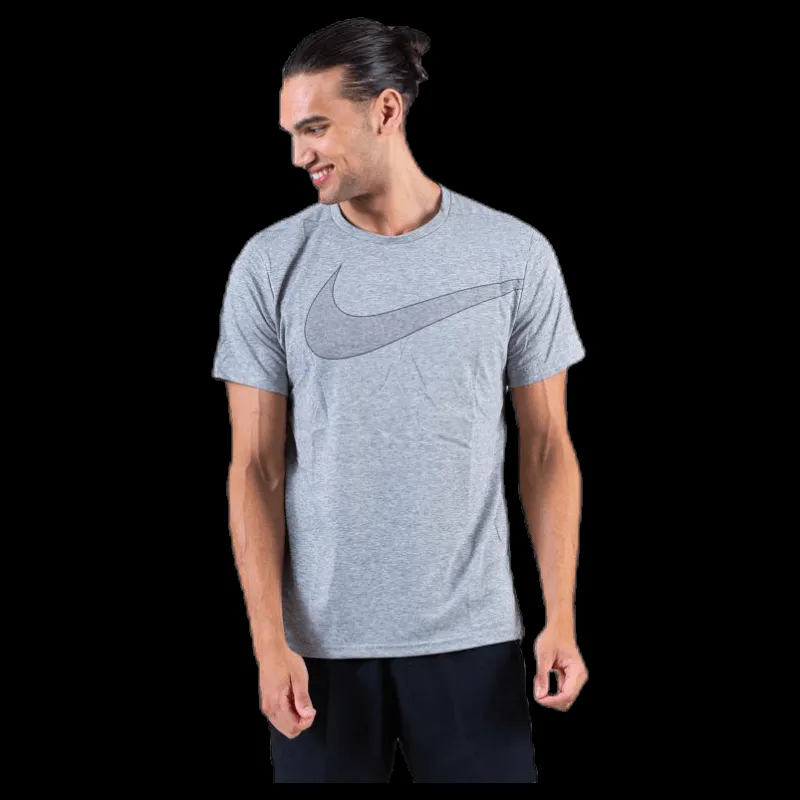 Nike Breathe Top SS Hyper Dry Black/Grey Grå Outlet