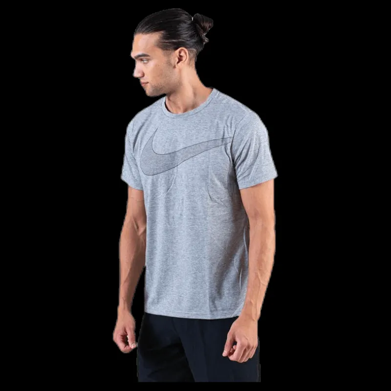 Nike Breathe Top SS Hyper Dry Black/Grey Grå Outlet