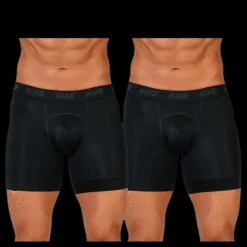 Nike Brief Boxer 2PK White/Black Svart Sale