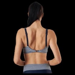 Abecita Brighton Twisted Soft Bra Blue/White Blå och Vit Online