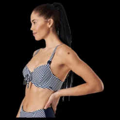 Hot Abecita Brighton Unique Wire Bra Blue/White Blå och Vit