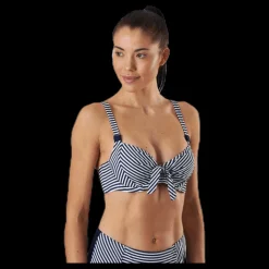 Hot Abecita Brighton Unique Wire Bra Blue/White Blå och Vit