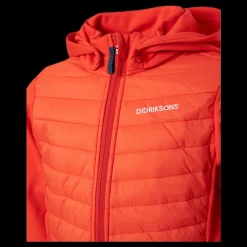 Sale Didriksons Briska Kids Jacket Red Röd