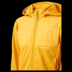 Didriksons Briska Kids Jkt 2 Happy Orange Gul