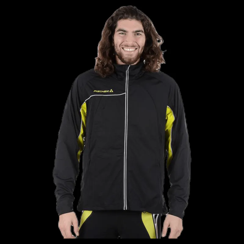 New Fischer Bruksvallarna Softshell Jacket M Black Svart