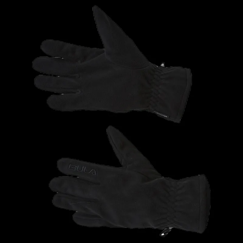 Outlet Bula Fleece Gloves Black Svart