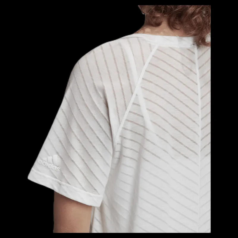 adidas Burn Out Tee White Vit Outlet