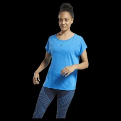 Discount Reebok Burnout Tee Blue Blå