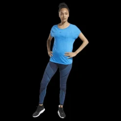 Discount Reebok Burnout Tee Blue Blå