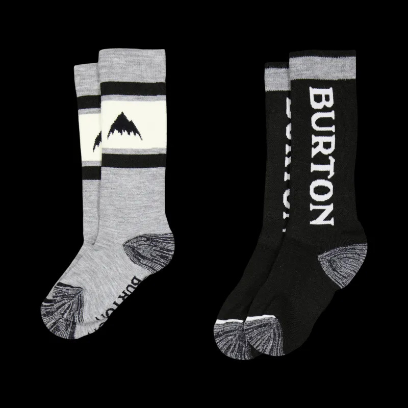 Burton Kids Weekend Sock 2-pac Black Svart Outlet