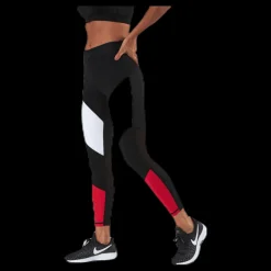 Hot Björn Borg Cadence Blocked Tights Red Röd