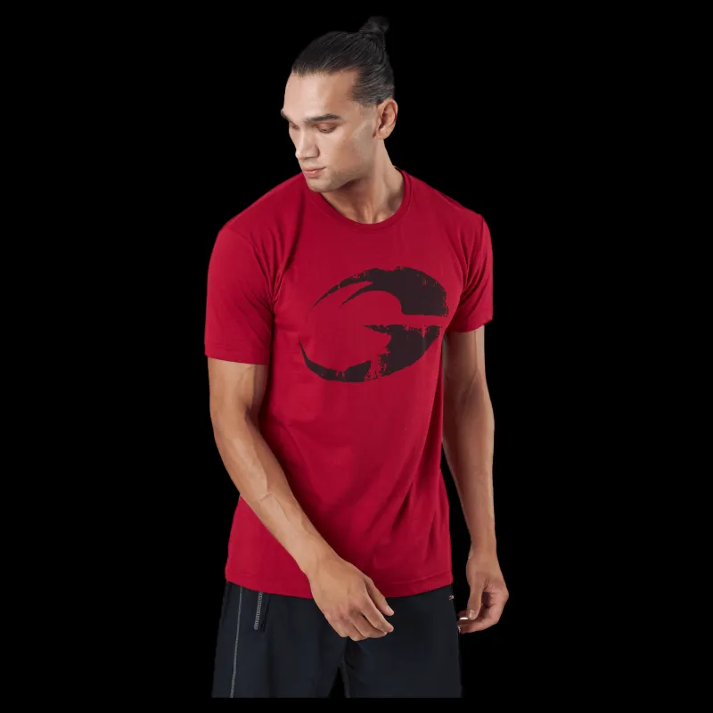 Discount GASP Cadet Tee Chili Red Röd