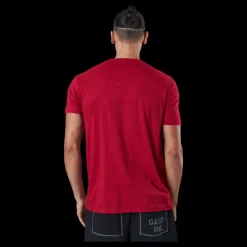 Discount GASP Cadet Tee Chili Red Röd