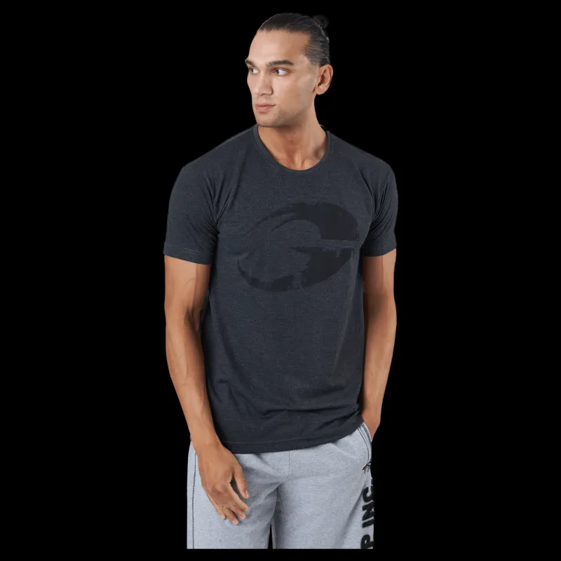 GASP Cadet Tee Dark Grey Melange Grå Hot