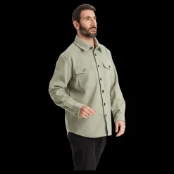 Tuxer Cameron Reco Shirt Sea Spray Grå Sale