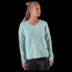 Only Camilla V-Neck L/S Pullover Knt Beige Best