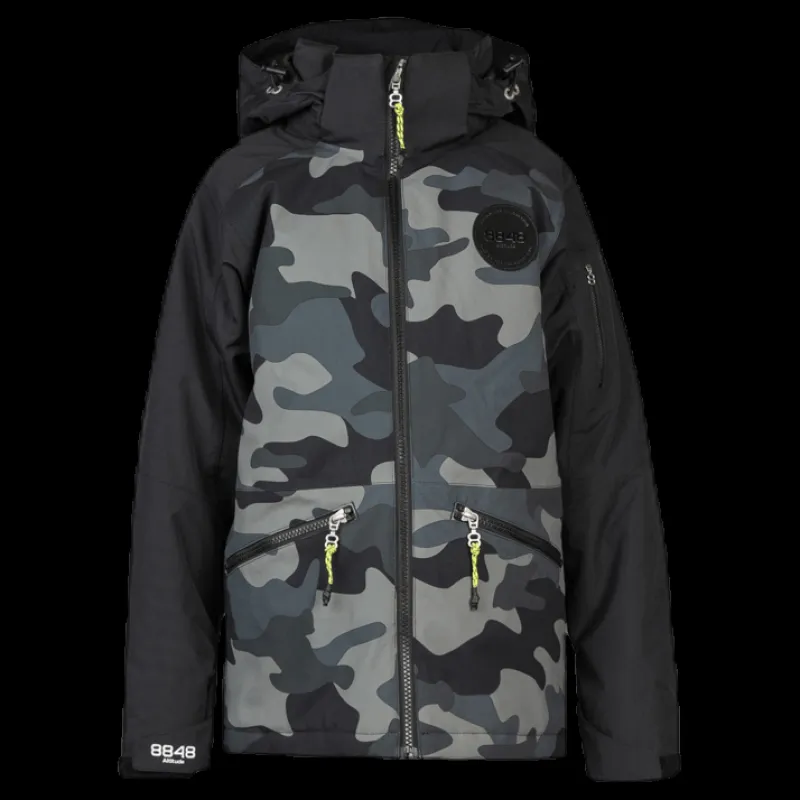 8848 Altitude Camo Ashton Junior Jacket Patterned Mönstrad Outlet