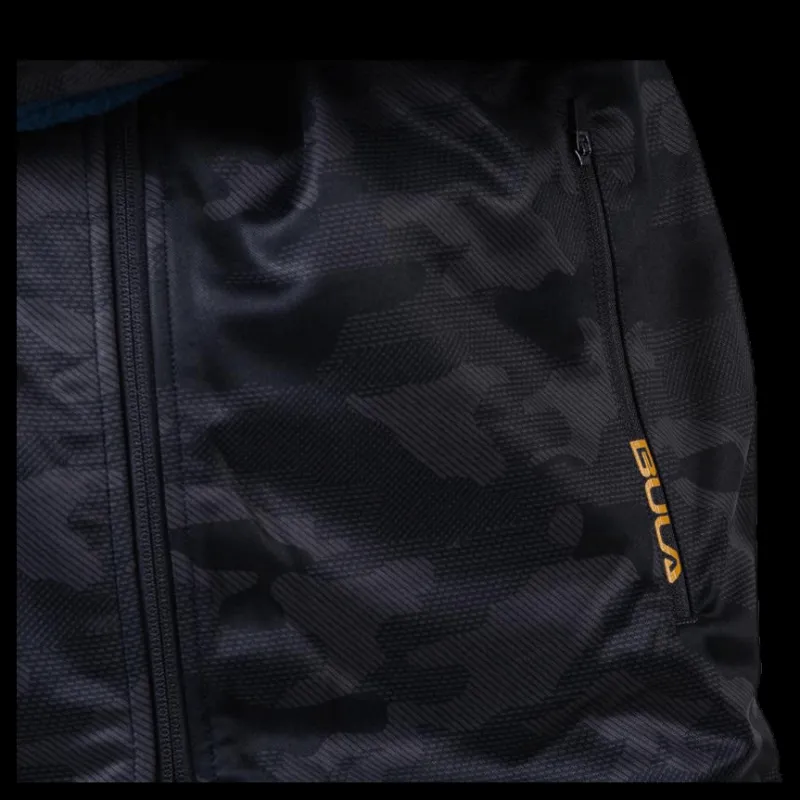 Bula Camo Fleece Jacket Blue Blå