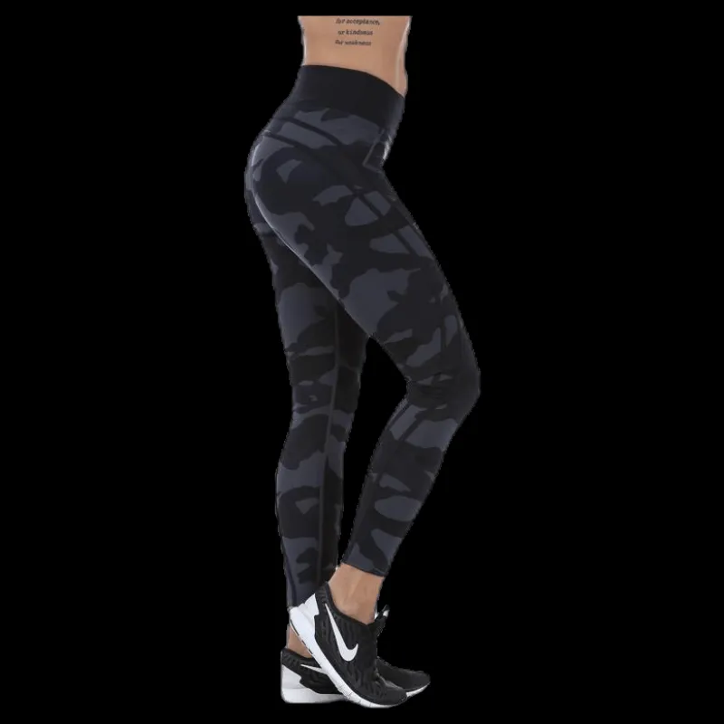 Better Bodies Camo High Tights Black Svart Best