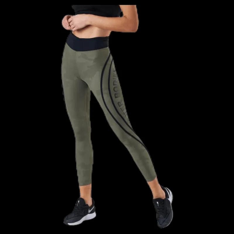 Outlet Better Bodies Camo High Tights Patterned/Green Mönstrad och Grön
