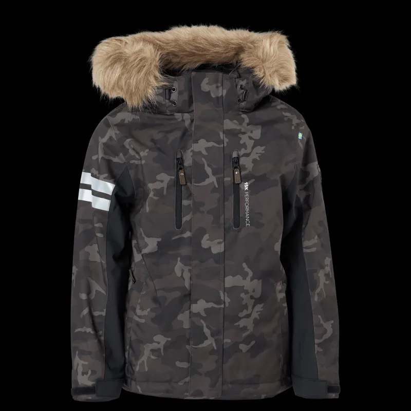 Lindberg Camo Jacket Brown Flerfärgad
