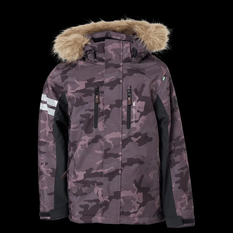 Lindberg Camo Jacket Dusty Mauve Lila Discount