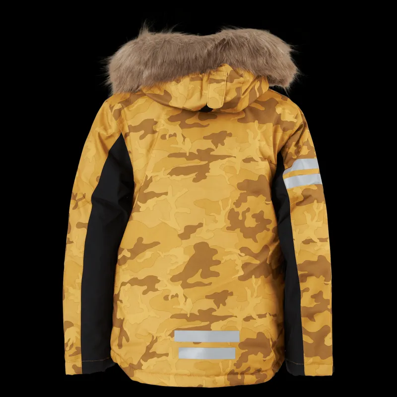 Lindberg Camo Jacket Yellow Gul Best