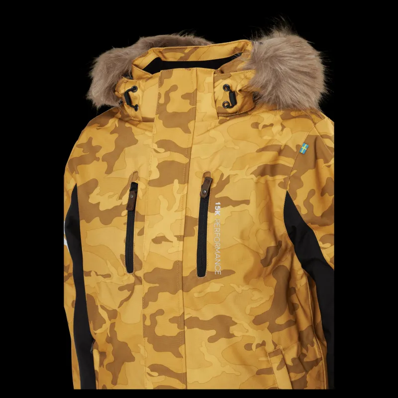 Lindberg Camo Jacket Yellow Gul Best
