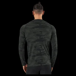 New Bula Camo Merino Wool Crew Dolive Flerfärgad