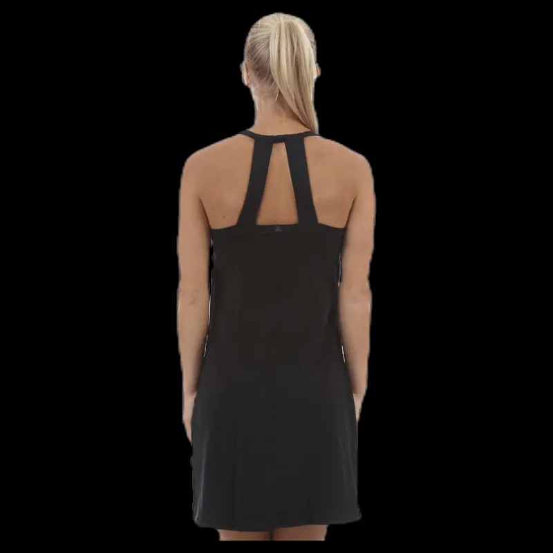 Prana Cantine Dress Black Svart Outlet