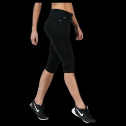 Salming Capri Logo Tights W Black Svart Discount