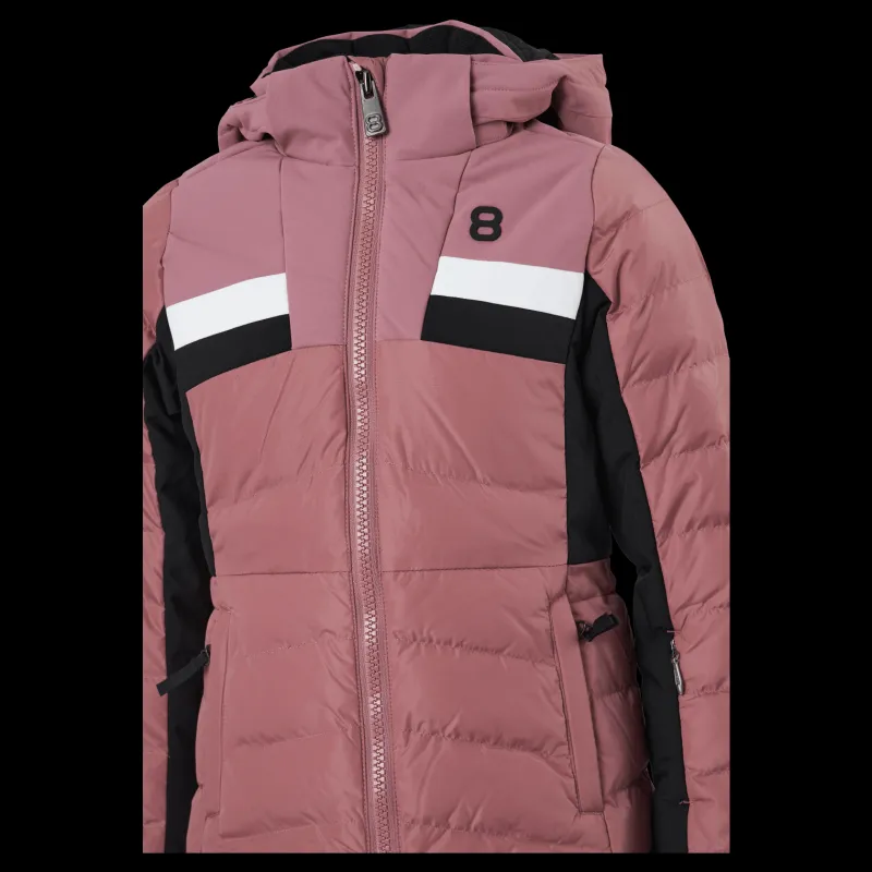 8848 Altitude Carey Jr Jacket Rosewood Rosa New