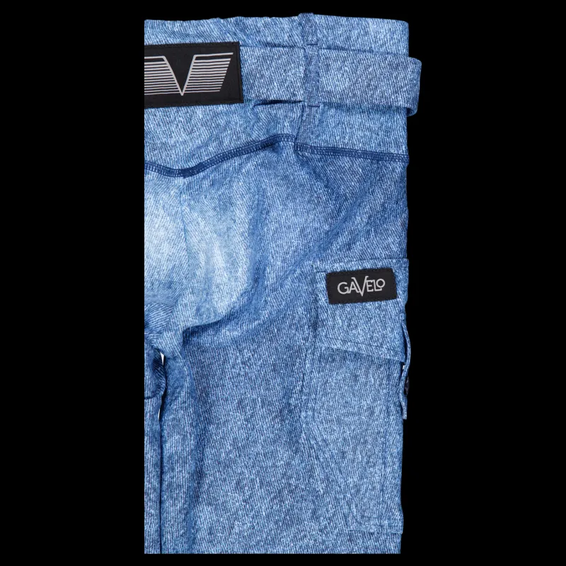 Gavelo Cargo Leggings Denim Denim Blå Discount