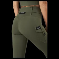 New Gavelo Cargo Leggings Military Green Svart