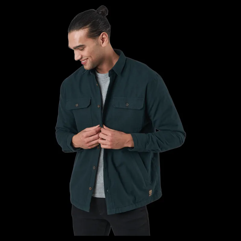 Outlet Tenson Cargo Shirt Jkt M Khaki Svart