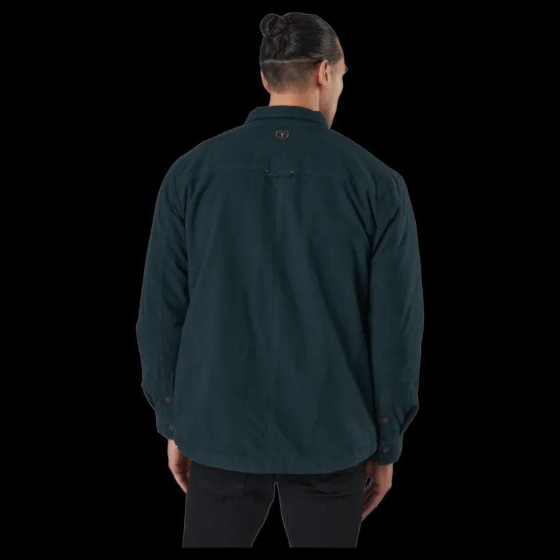 Outlet Tenson Cargo Shirt Jkt M Khaki Svart