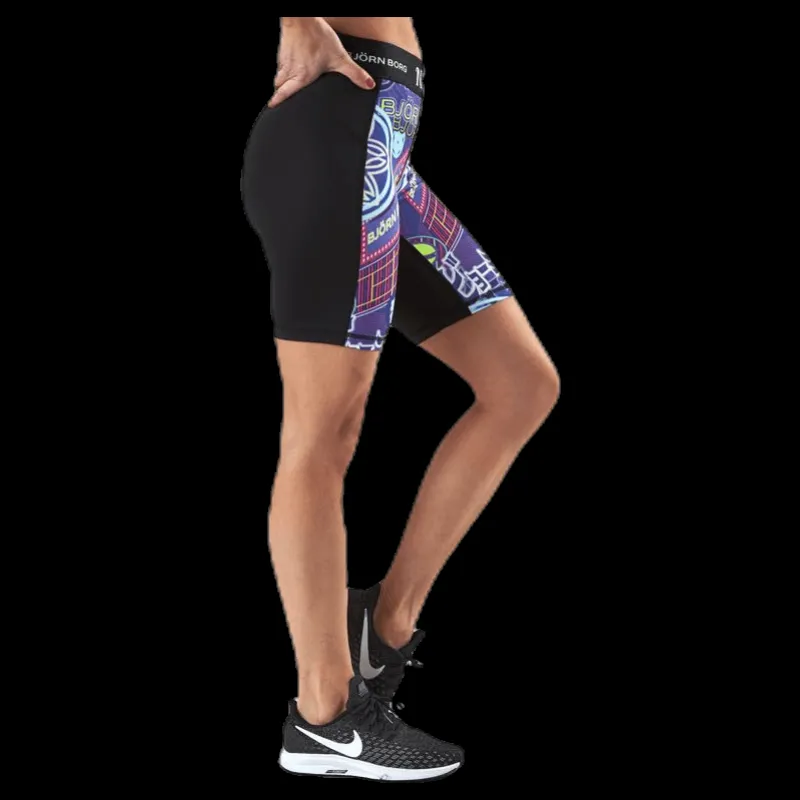 Björn Borg Carly Bike Shorts Patterned Mönstrad Discount