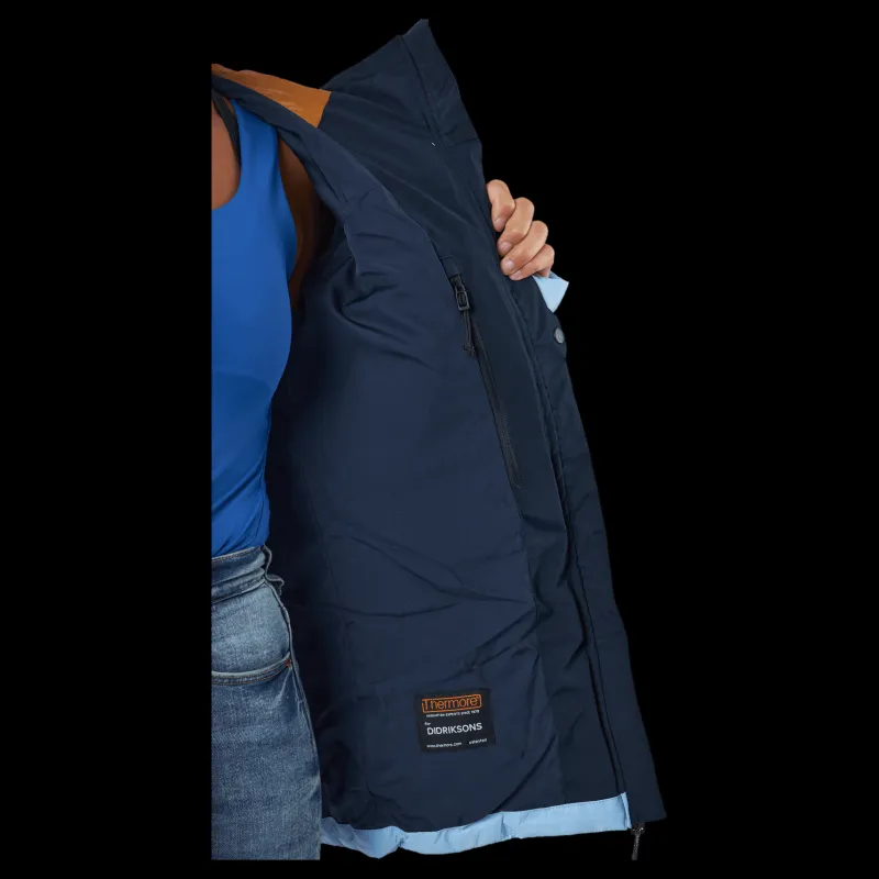 Outlet Didriksons Carolina Wns Jkt Blue
