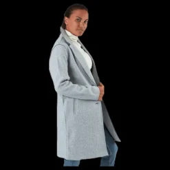 Only Carrie Bonded Coat Otw Grey Grå Hot