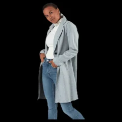 Only Carrie Bonded Coat Otw Grey Grå Hot