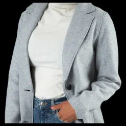 Only Carrie Bonded Coat Otw Grey Grå Hot