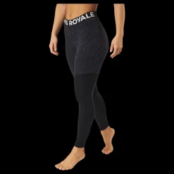 Mons Royale Cascade Merino Flex 200 Leggin Arctic Leopard Svart Outlet