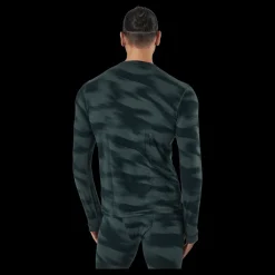 Discount Mons Royale Cascade Merino Flex 200 Ls Rosin Motion Grön