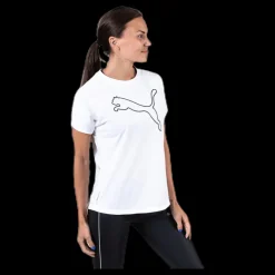 Puma Cat Tee White Vit Sale
