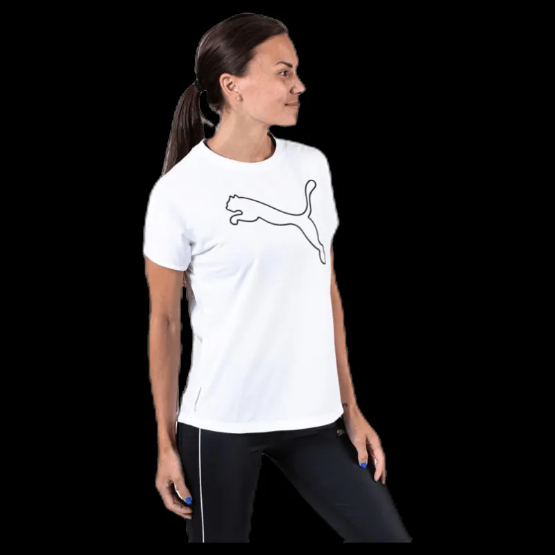 Puma Cat Tee White Vit Sale