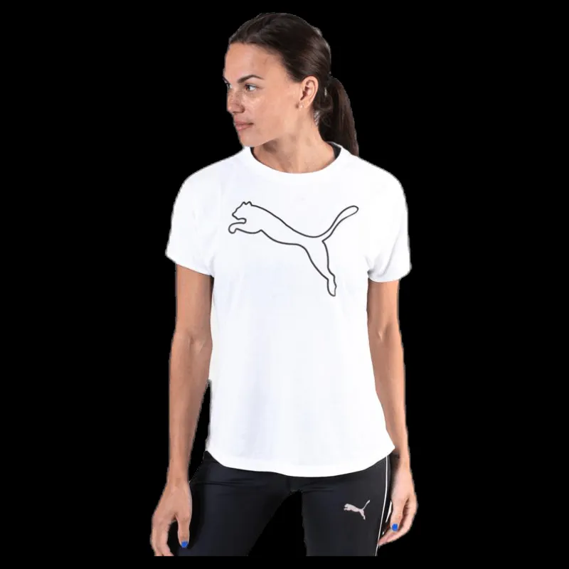 Puma Cat Tee White Vit Sale