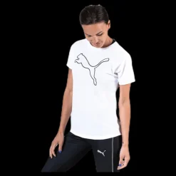 Puma Cat Tee White Vit Sale