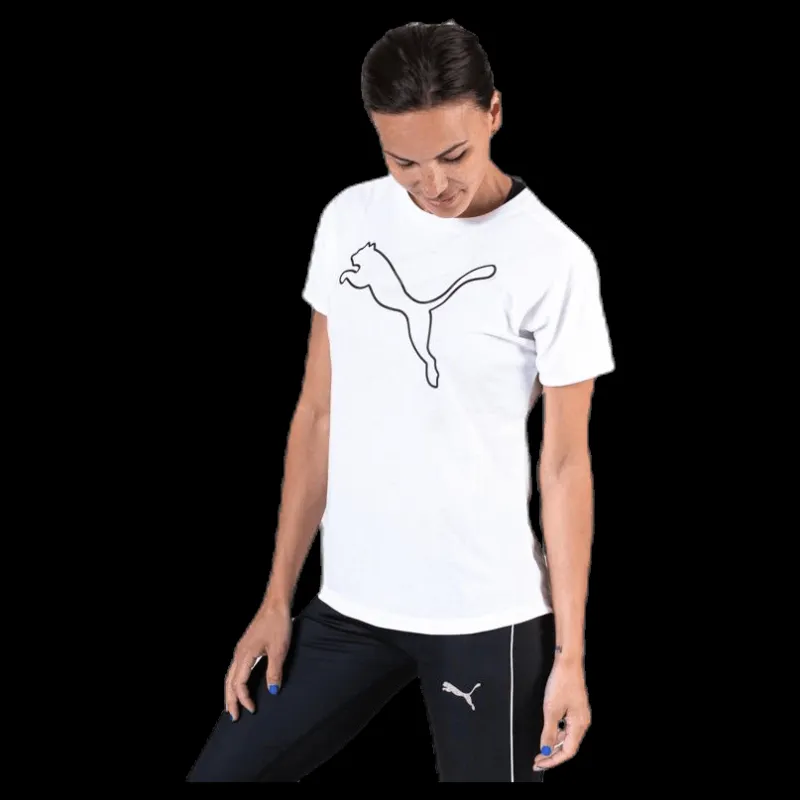 Puma Cat Tee White Vit Sale