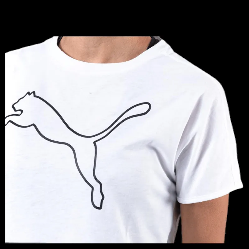 Puma Cat Tee White Vit Sale